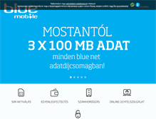 Tablet Screenshot of bluemobile.hu